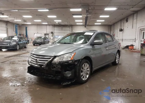 2013 Nissan Sentra Sv from USA, damaged, VIN 3N1AB7AP7DL748632